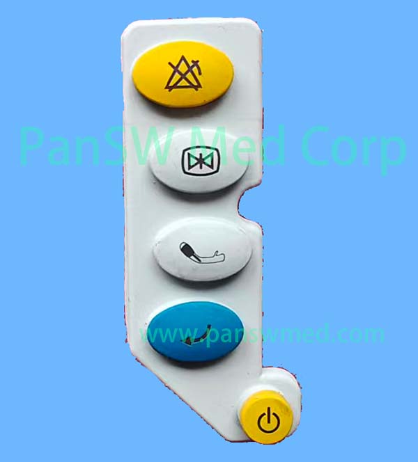 COMEN C30 C50 Patient Monitor Silicone Rubber Keypad Button Pad