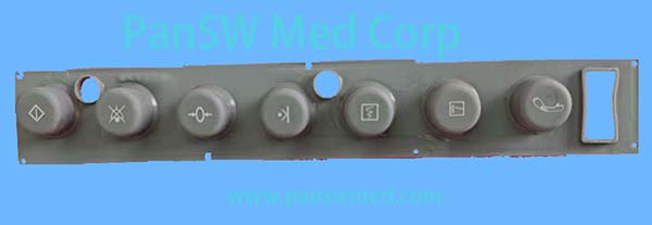 EDAN F6 Fetal Monitor Silicone Keypad Button Membrane
