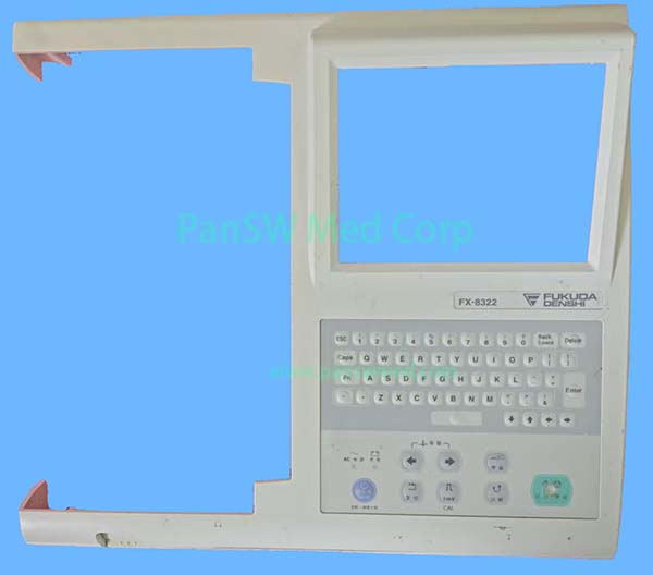 Fukuda Denshi CardiMax FX-8322 ECG Machine Front Housing with Keypad Membrane