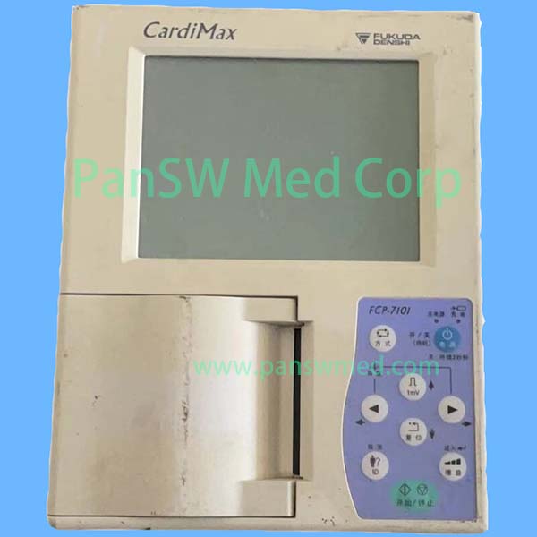 Fukuda Denshi FX-7102 FCP-7101 ECG Machine Main Board, Display, Power Supply and Other Parts