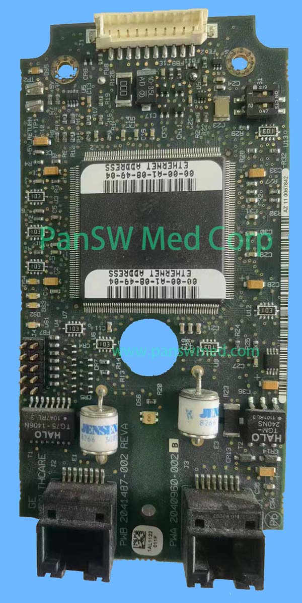GE DASH 1800 DASH 2500 Patient Monitor Network Interface Board 2041487-002
