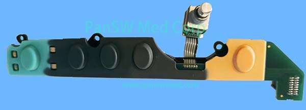 GE Healthcare DASH 3000 Patient Monitor Keypad Board and Rotary Encoder Assembly