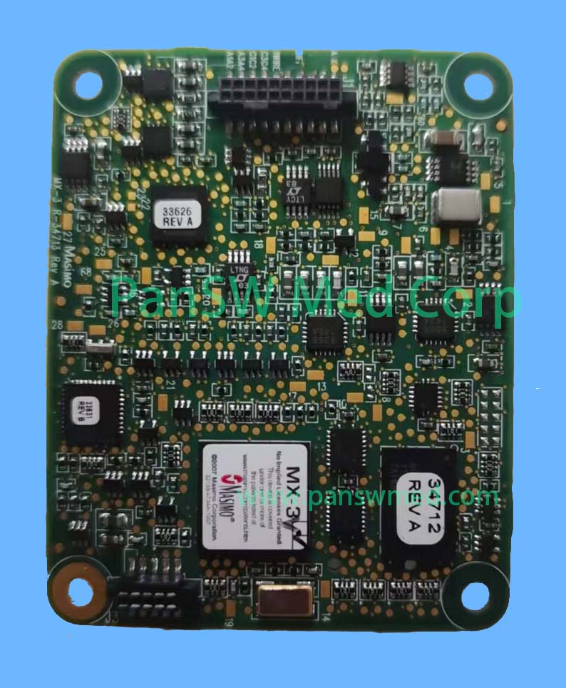 Masimo Radical-7 Pulse Oximeter SpO2 Processing Board MX-3 image 1