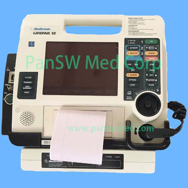 Medtronic LIFEPAK 12 Defibrillator Display, Handle, Main Board, Power Supply and Printer Parts image 1