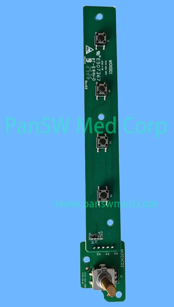 New Biolight M10 M12 Patient Monitor Keypad Board and Rotary Encoder 13-092-0001