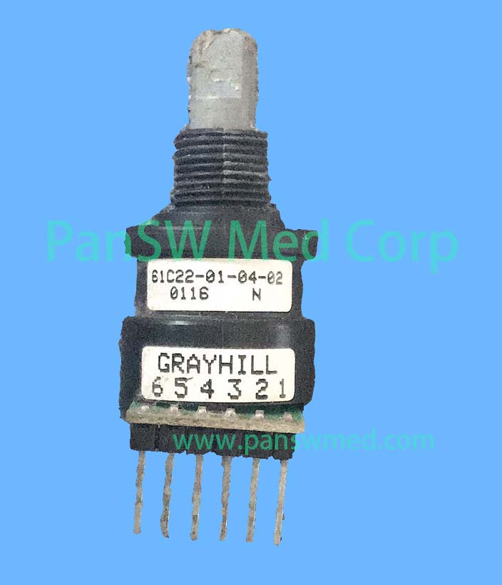 Newtech NT3A Patient Monitor Rotary Encoder Grayhill 61C22-01-04-02