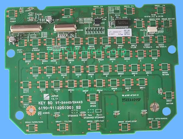 Nihon Kohden ECG-1250P ECG-1250C Key Control Boards UT-24441 UT-24442/24443