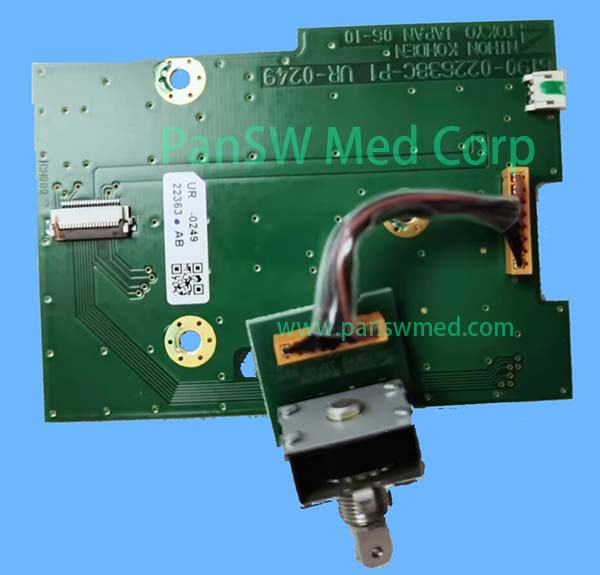 Nihon Kohden TEC-7621C TEC-7631C Defibrillator Rotary Encoder and Button Board UR-0249 image 1
