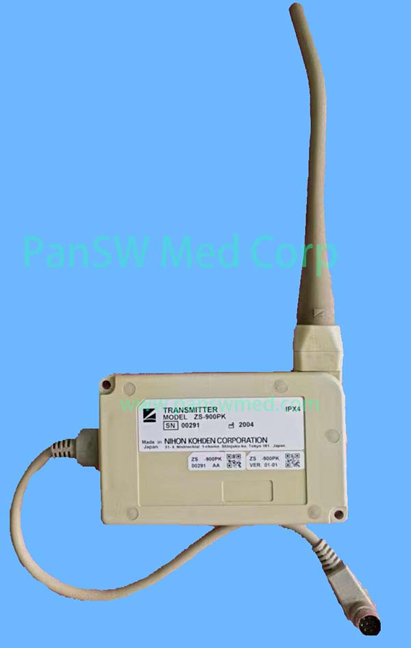 Nihon Kohden ZS-900PK Wireless Transmitter with Antenna for BSM-2351C BSM-2301C BSM-2301K