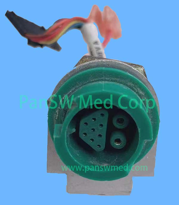 Original Philips M4735A M3535A Defibrillator Therapy Cable Connector Receptacle Assembly image 1