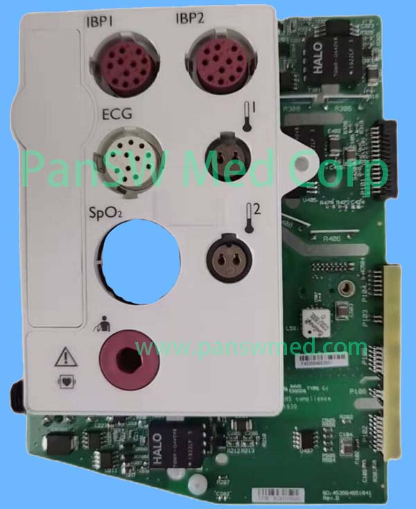 Philips Efficia CM10 CM12 CM150 Patient Monitor Parameter Interface Board and Front Panel image 1