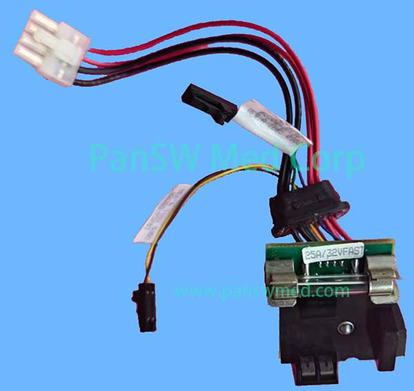 Philips M4735A Defibrillator Battery-Bay Connector and Fuse Harness Assembly image 1