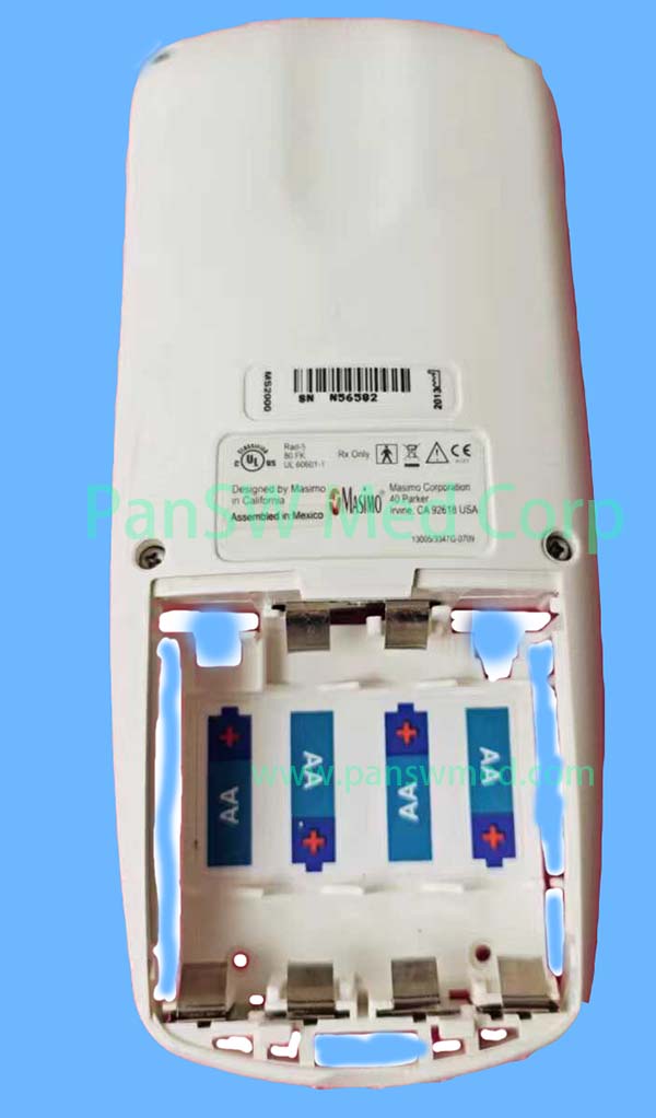 Pre-Owned Masimo Rad-5v Pulse Oximeter Rear Housing and Battery Cover