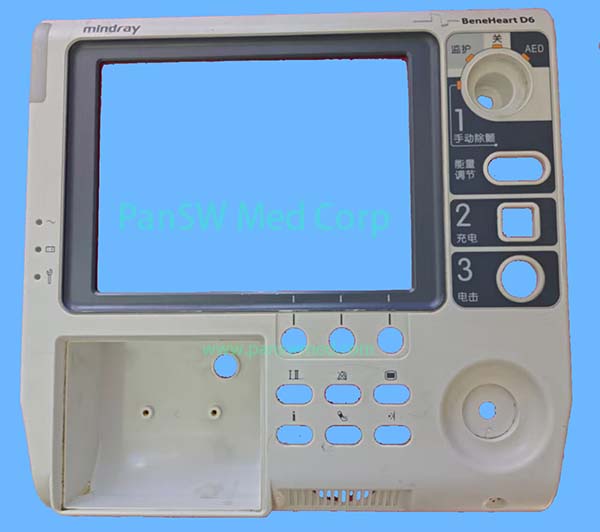 Pre-Owned Mindray BeneHeart D6 Defibrillator Display Front Housing image 1