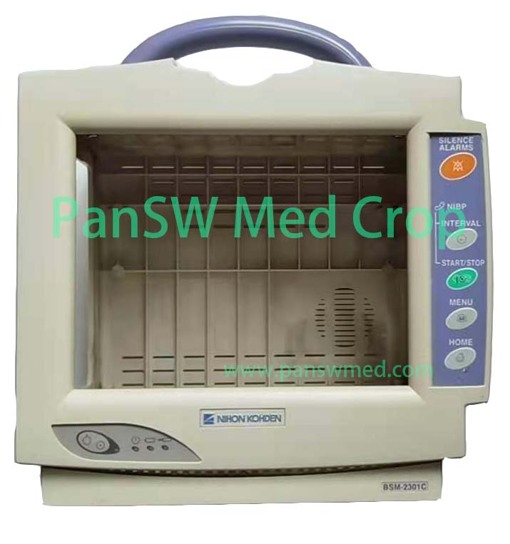 Pre-Owned Nihon Kohden BSM-2301K BSM-2301C Patient Monitor Rear Housing with Handle image 2