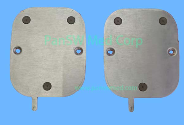 Pre-Owned Paddle Holder Internal Metal Plates for Philips M3535A M3536A Defibrillators image 1