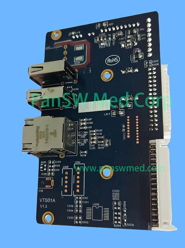 Pre-Owned Philips Goldway GS10 GS20 Patient Monitor Network and I/O Interface PCB Board