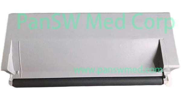 Pre-Owned Recorder Paper Cover and Platen Roller Assembly for EDAN SE-1200 ECG Machine image 1