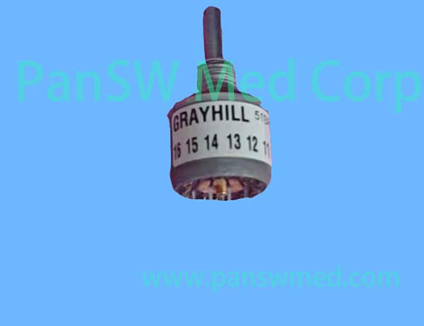 Pre-Owned Schiller DEFIGARD DG4000 Defibrillator Rotary Selector Switch Encoder