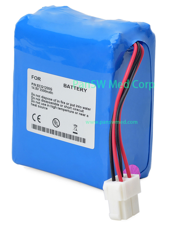 Compatible 14.4V 4000mAh Li-ion Battery for CONTEC ECG-1200 and ECG-1600D image 1