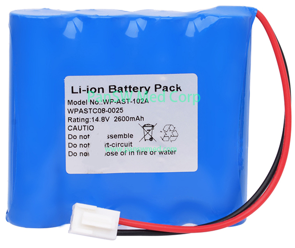 Compatible 14.8V 2200mAh Li-ion Battery for OSEN ECG-8112 – WP-AST-102A image 1