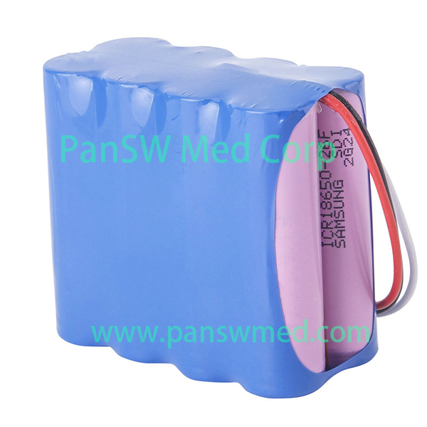 Compatible 14.8V 4400mAh Li-ion Battery with Plug for COMEN STAR-5000C Patient Monitor image 2
