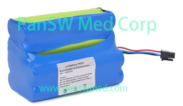 Compatible 24V 2000mAh Ni-MH Battery for ResMed VS Integra and VS Ultra Ventilators image 2