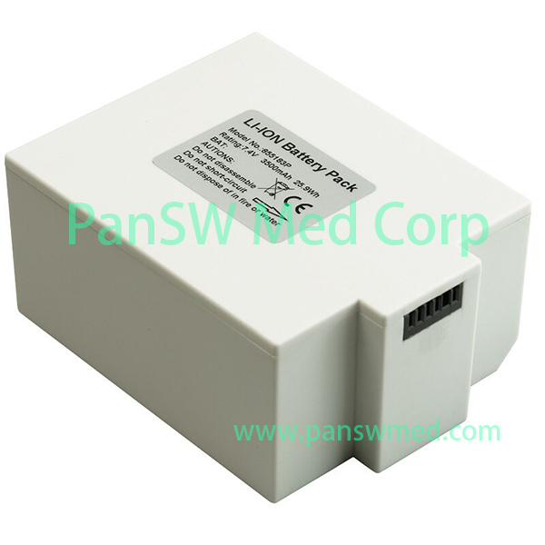Compatible 7.4V 3500mAh Li-ion Battery for CONTEC CMS8000 and CMS7000 – 855183P image 1