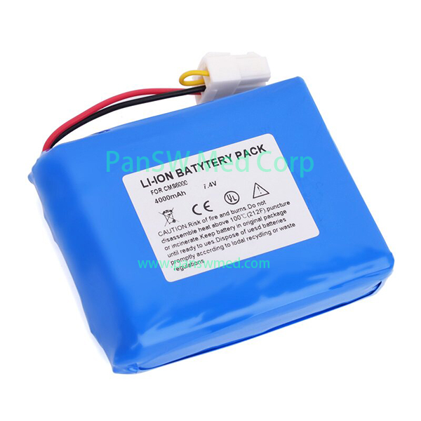 Compatible Li-ion Battery for CONTEC CMS6000 and HMS6500 – 7.4V 4000mAh