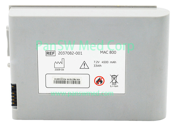 Compatible Li-ion Battery for GE MAC 800 – 2037082-001, 7.2V 4500mAh image 1