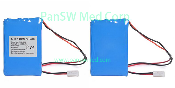 Compatible Li-Polymer Battery for CONTEC ECG-100 – 7.4V 2000mAh image 3