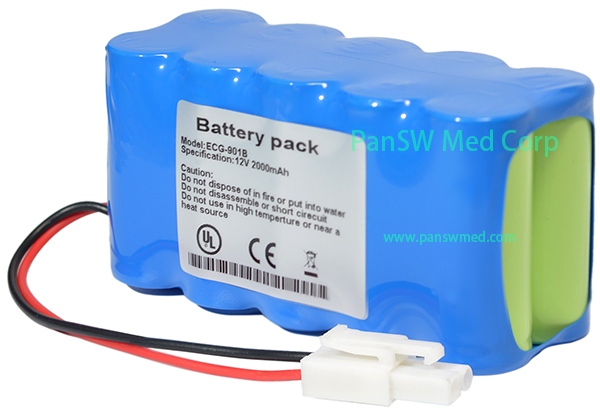 Compatible Ni-MH Battery for ECG-901B Electrocardiograph – 12V 2000mAh