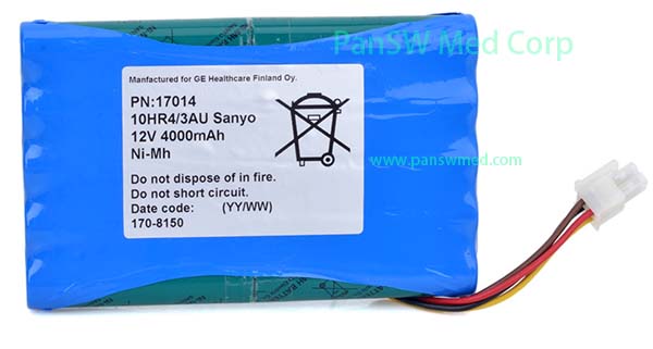 Compatible Ni-MH Battery for GE Datex-Ohmeda S/5 Patient Monitor – 12V 3.8Ah