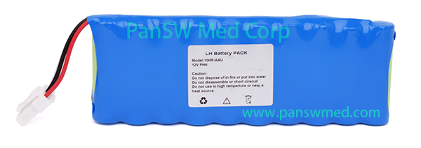 Compatible Ni-MH Battery for SUZUKEN Kenz Cardico 601 – 10HR-AAU, 12V 2000mAh