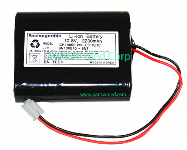 Replacement Battery for BIONET / medical ECONET Compact 5 and Compact 7 – 10.8V 2600mAh Li-ion – BN130510-BNT