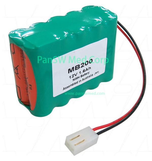 Replacement Battery for Cardiette/Cardioline AR1200 and CardioRapid K360 – 12V 2000mAh Ni-MH