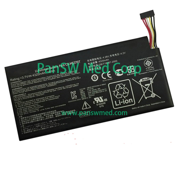 Replacement Battery for Nalong AECG-12W – C11-ME370T C11-ME370TG – 3.75V 4325mAh Li-Polymer