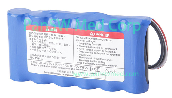 Replacement Battery for Nihon Kohden OLV-2700 / OLG-2800