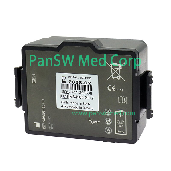 Replacement Battery for Philips HeartStart FR3 AED – 12V 4.7Ah Li-MnO₂ – 989803150161