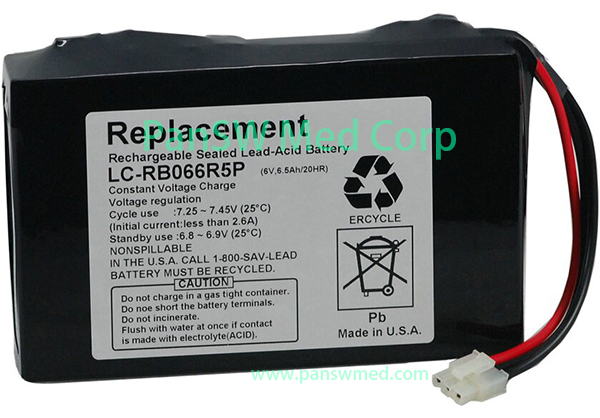 Replacement Battery for Welch Allyn 6200 / 621 / 622 / 623 Series Monitor