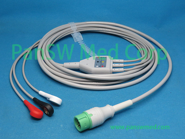 Compatible Comen C 100 Patient Monitor ECG Cable 3 – PanswMed