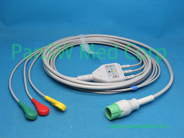 Compatible Comen C 100 Patient Monitor ECG Cable 4 – PanswMed