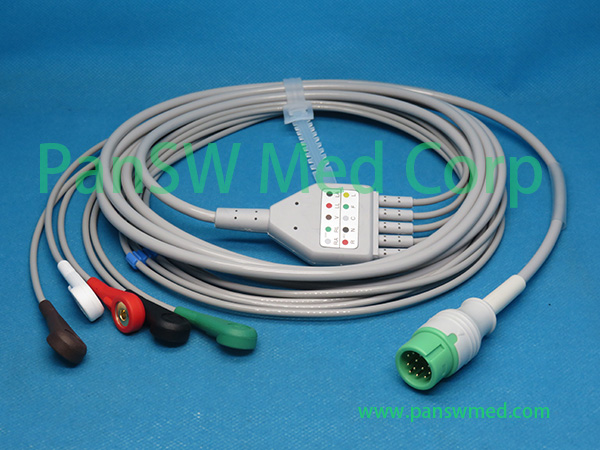 Compatible Comen S 8 Defibrillator ECG Cable 3 – PanswMed