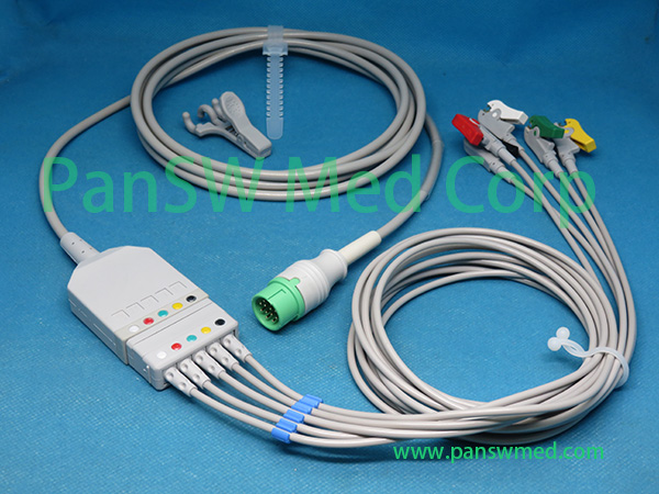 Compatible Biolight Anyview S 10 S 12 Compact Patient Monitor ECG Trunk 5leads IEC Grabber – PanswMed