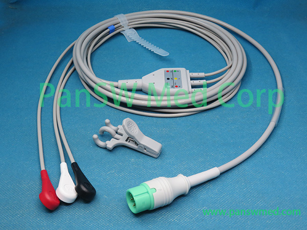 Compatible JL Medicore ECG Cable AHA Snap 3 – PanswMed