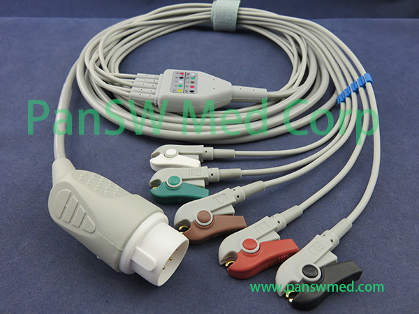 Compatible Philips 77025A 77030A 77040A ECG Cable – PanswMed