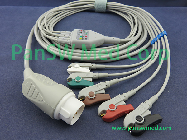 Compatible Philips 78208A 78210A 78330A 78331A 78332A 78333A ECG Cable – PanswMed