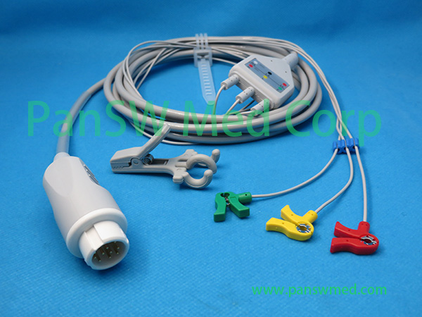 Compatible Philips 860335 860338 ECG Cable – PanswMed