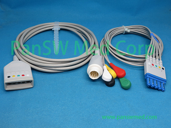 Compatible Philips Intellivue MX 550 Patient Monitor ECG Cable – PanswMed