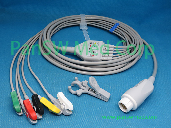 Compatible Philips M 1205A M 1264A M 1275A Transport ECG Cable – PanswMed